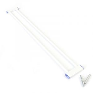Toboli - Extension pour barrière de sécurité Blanche 10cm Rallonge de grille de protection Enfichable Protection Enfants Bébé & Animaux Escaliers