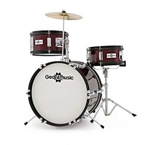 Kit de batterie Junior 3 F&ucirc;ts par Gear4music, Bordeaux