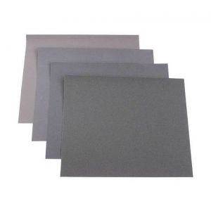 Set de feuilles abrasives pour ponçage manuel 812316 Grain 40, 100, 150, 180 (L x l) 280 mm x 230 mm 50 pc(s)