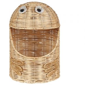 Beliani Panier en rotin ton clair 24 cm HORMUZ