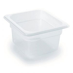 Lacor Bac gastronorme GN 1/6 en polypropyl&egrave;ne 17.6x 16.2 x 10cm - Gastronorme