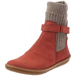 El Naturalista Pour femme. Bottines en cuir N5318 rouge