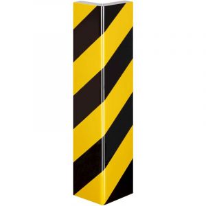 wiltec Protection angle murale adhésive – 400 x 75 x 20 mm – eva – Pliable – Plaque de mur de garage Parking Protection angle de mur - Cornières