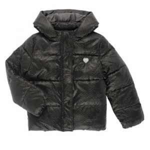 Guess Doudounes enfants HOODED LS PADDED PUFFER W/ZIP Noir - Taille 8 ans,10 ans,12 ans,14 ans,16 ans