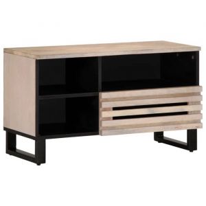 VidaXL Meuble TV 80x34x46 cm bois massif de manguier 377522