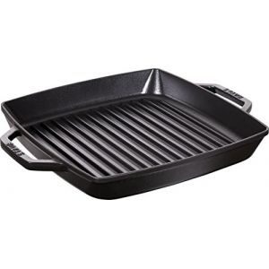 Image de Staub 40511-683-0 Gril en Fonte, Noir Mat, 28 cm