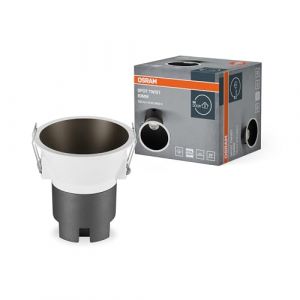 Osram Spot encastré SPOT TWIST, noir, 10 W, 800 lm, 840 W, diamètre 93 mm, couleur de lumière blanc froid, jusqu'à 90% d'économies d'énergie par rapport aux downlights halogènes, installation facile,
