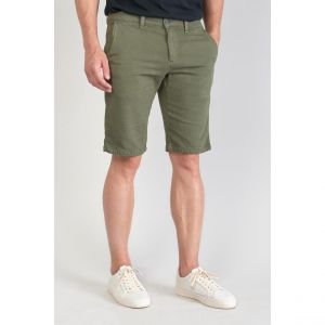 Le Temps des Cerises Bermuda chino Jogg Swoop kaki
