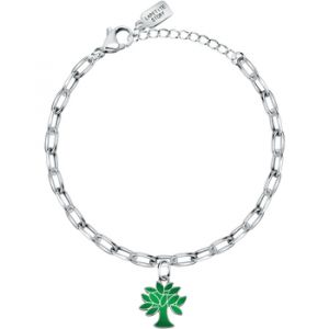 Bracelet LA PETITE STORY pour femme en Acier serti de &eacute;mail - 0.015 g - taille : 163CM - LPS05ASF55