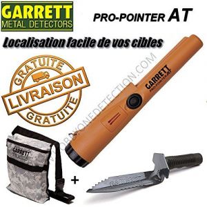 Garrett Détecteur De Métaux Propointer AT Etanche avec sacoche camo et couteau edge digger