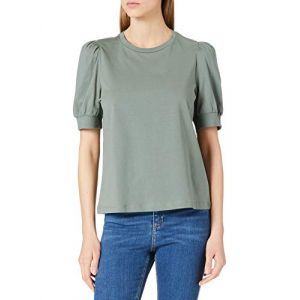 Vero Moda Tshirt à manches courtes et col rond Vert - Taille 40