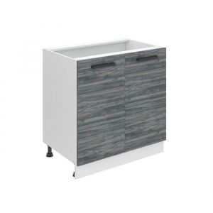 Meuble Cuisine Bas avec Plan de Travail sd i Meubles de Cuisine - Taille: 51,6 x 80 x 85 cm i Petit Meuble Cuisine - 2 Portes i Couleur : chêne