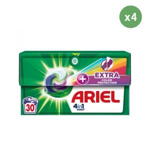Ariel 4x30 Pods+ Complete Fiber Protection, Lessive En Capsules