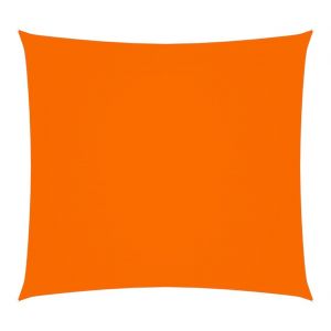 VidaXL Voile de parasol Tissu Oxford carré 5x5 m Orange