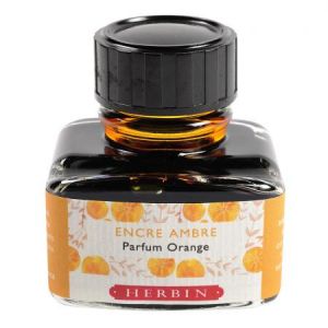 Herbin 13756T - Encre parfumée Les Subtiles, 30ml, couleur ambre, parfum orange