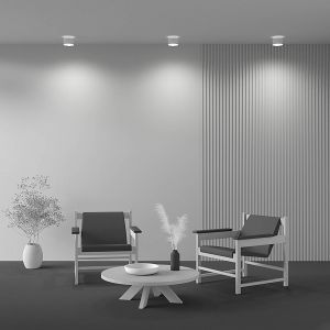 Maytoni Planet Downlight mont&eacute; en surface blanc 3000K