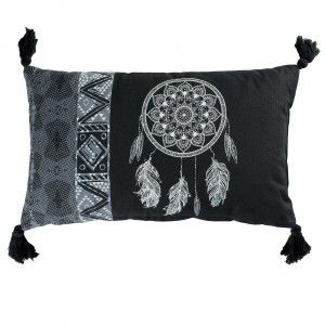 Image de Coussin rectangulaire Ista Noir