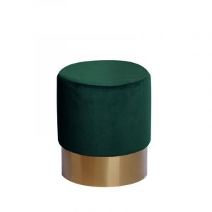 Image de Pouf Rond Design "Nano" 42cm Vert Prix