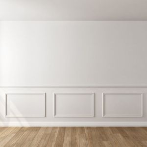 Nordlinger - Kit moulure décor 4 - 320 à 400cm - Moulure murale bois 100%FSC pour soubassement