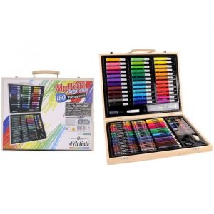 Mallette de dessin - 150 Pieces - Loisir Créatif - Des 5 ans
