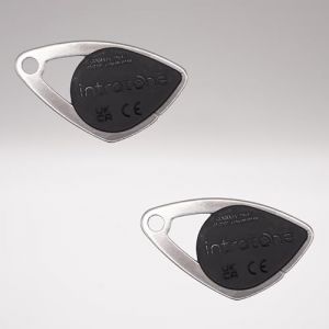 Lot de 2 Badges mifare de Proximité noir 08-0101 - Sécurisé rfid Étanche IP68 Accès Contrôlé pour Copropriétés et Immeubles Programmation par Syndic