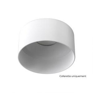 SOLUM - DECODROP Collerette magn&eacute;tique cylindrique - Coloris Blanc pour CANIS & TWO - D201W