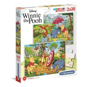 Clementoni Puzzle 2x20 pièces - winnie the pooh