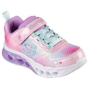 Skechers Baskets basses lumineuses Flutter Multicolore - Couleur Multicolore - Taille 33