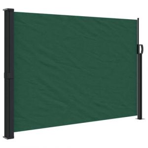 VidaXL Auvent lat&eacute;ral r&eacute;tractable vert fonc&eacute; 140x300 cm, &eacute;cran d&rsquo;intimit&eacute; de jardin, brise-vue de balcon, &eacute;cran d'ext&eacute;rieur, 4004305