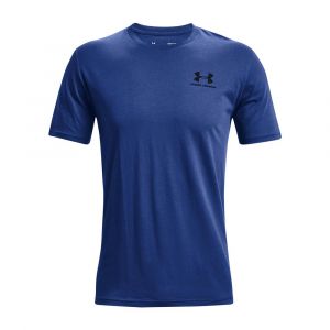 Under Armour Sportstyle Left Chest M vêtement running homme Bleu - Taille S