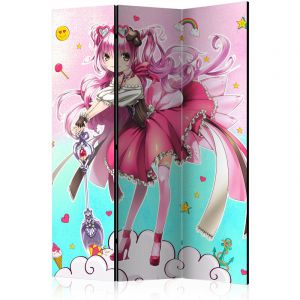 Artgeist Paravent 3 Volets "Sorceress Miko" 135x172cm