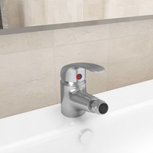 VidaXL Mitigeur de bidet de salle de bain Nickel 13x12 cm