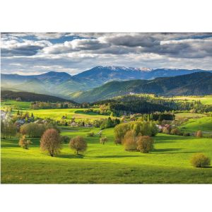Dino Puzzle 3000 pièces : Printemps chez Poraznik
