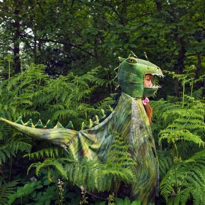 Souza For Kids Cape t-rex vert 4-7 ans