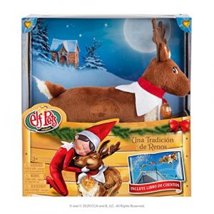 Cefa Toys Cefa- Elf Pets, Cuento Y Peluche Reno Jouet, 00595, Marron