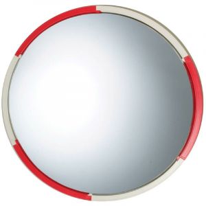 Sumex Miroir convexe orientable Diametre 60cm - Rouge et blanc
