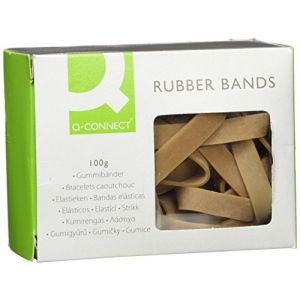 Q-connect 54332 Bracelet Caoutchouc Plastique Assorties