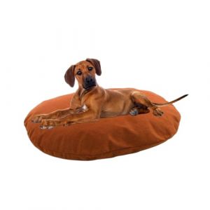 Flamingo Coussin Ziva pour Chien et Chat - 100 x 76 x 10cm - Ultra Doux - qualité superieur - Housse Amovible - Couleur Populaire Terre Cuite