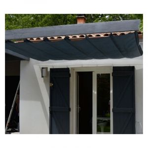 Image de Samsung Kit complet de store de pergola 2x3m, couleur - Anthracite - kit poulie : Non inclus - DIRECT FILET