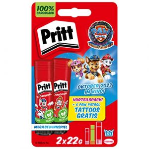 Pritt Colle multi-usage BTS 2023 'PAT PATROUILLE', 2 x 22 g, - Lot de 4