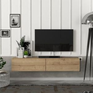 Meuble TV - EN.CASA - Toivakka - Marron - Contemporain - Design