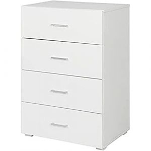 Commode blanche 4 tiroirs