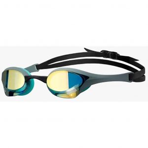 Arena Cobra Ultra Swipe Mirror Lunettes de Natation Unisexe Adulte Race, Lunettes de Natation avec Lentilles Courbes Miroir, Anti-buée, Protection UV, 5 Ponts Nez Interchangeables