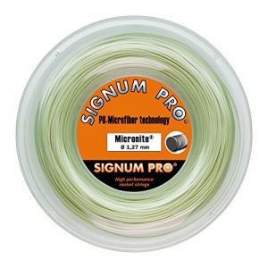 Signum Pro Micronite Bobine Cordage de Tennis Naturel 1,32 mm x 200 m