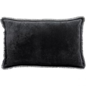 Image de Declikdeco Coussin uni Fara Caviar
