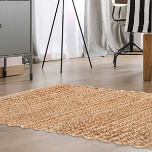 Image de Unamourdetapis Tapis de Salon Moderne Design - JT JUTE NATURE - Coton 160 x 230 cm