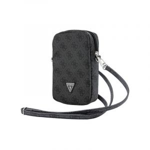 Guess Sac Smartphone Zip G 4G Triangle - Couleur : Noir - Modèle : Universel