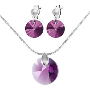 Sc Crystal Parures BS121-SE008-AMET+BS121-SN016-AMET