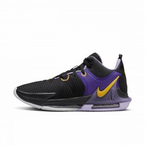 Nike Chaussure de sport 'LeBron Witness 7' jaune d'or / violet foncé / noir - Couleur Jaune D'Or / Violet Foncé / Noir - Taille 43