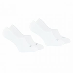 Wilson Lot de 2 paires de socquettes invisibles homme - Blanc